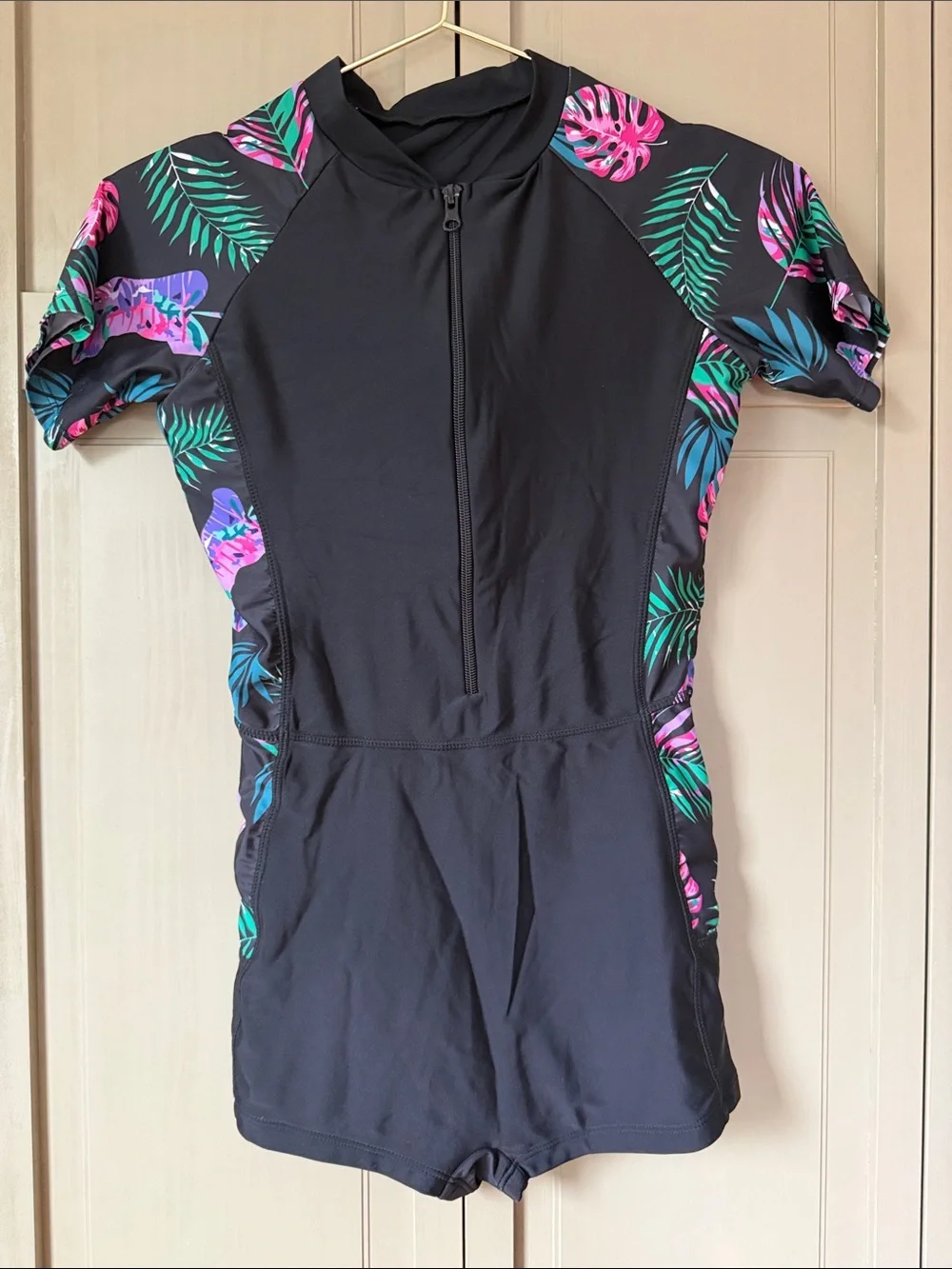 TROPICAL PRINT ONE PIECE SWIMSUIT